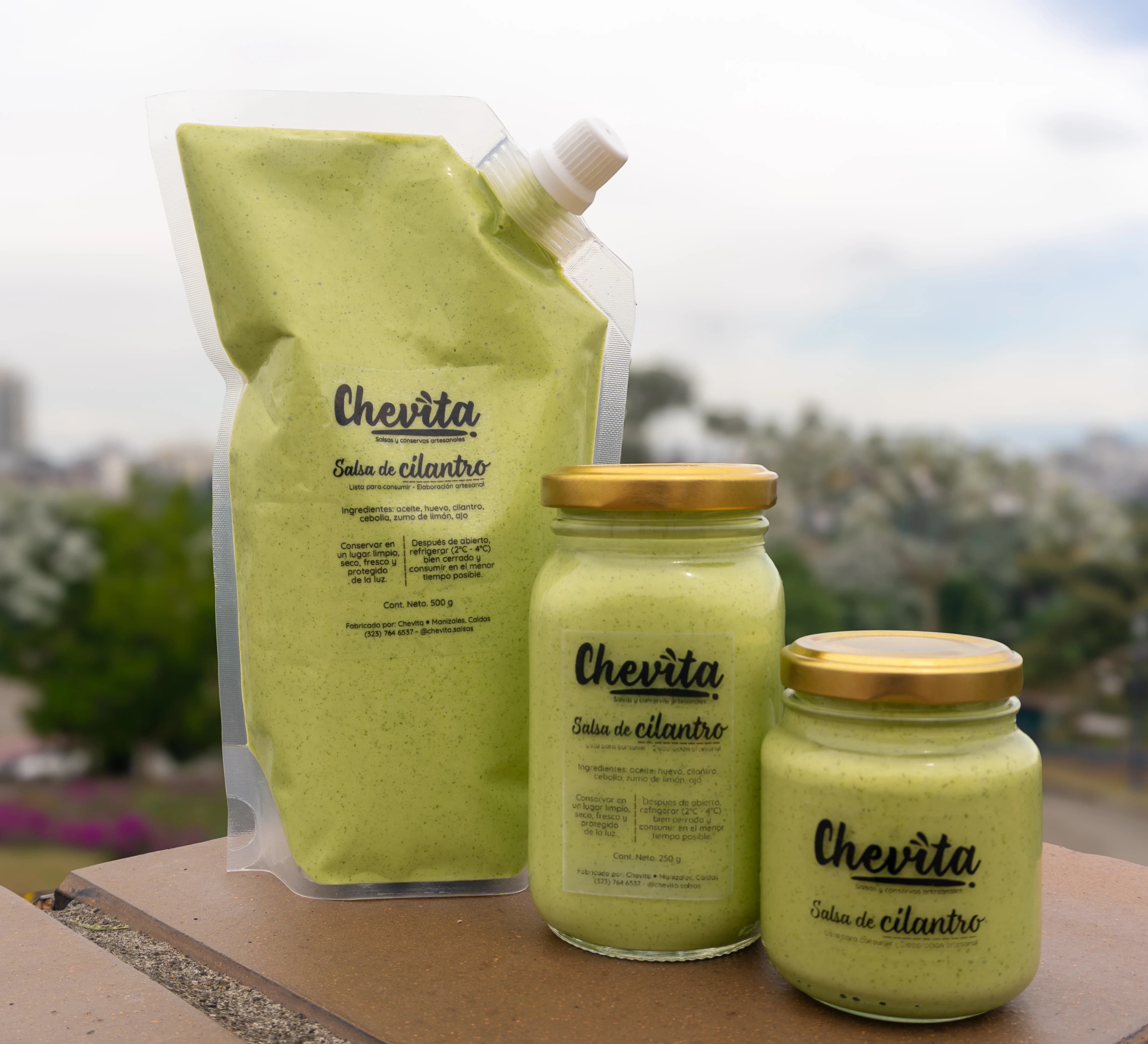 Salsa de cilantro Chevita